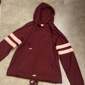 Burgundy hoodie
